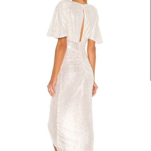 NBD krystle maxi dress in white - Picture 3 of 5